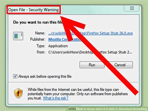 How to Know when It Is Safe to Download Something: .